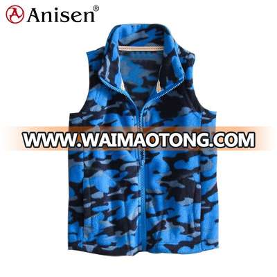 apparel manufacturer boutique custom printed boy's polar fleece children's vests