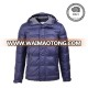 Mens Ultra Light Purple Down Jacket With Hood For The Winter