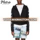 wholesale printing short hoodies men cotton jackets