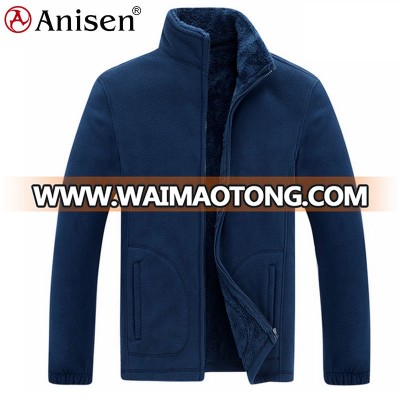 new product wholesale men outdoor jacket polar fleece jacket zipper winter warm jacket