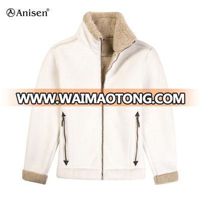 ladies slim fit thick winter coats women Sherpa jacket