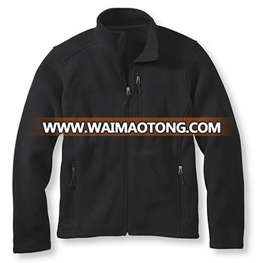 factory direct outerwear custom logo winter plain polar fleece men jackets